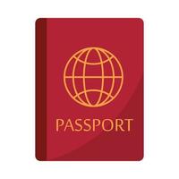 identidade de viagem de passaporte vetor
