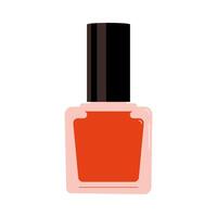 esmalte de unhas vermelho vetor