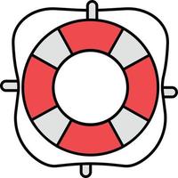 ícone de vetor de anel de natação que pode facilmente modificar ou editar