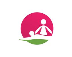 people Healthy Life Logo ícone de vetor de modelo