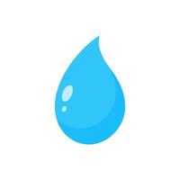 conceito de conservação de água de gotas de água limpa no dia mundial da água vetor