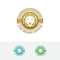 design de logotipo de conceito de leão vetor