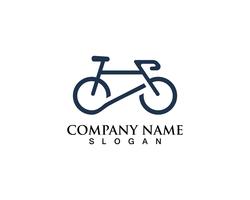 Vetor de logotipo e símbolos de bicicleta