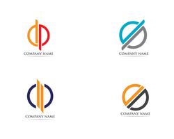 logotipo e símbolos do círculo Vector