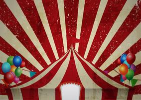 Celebração de tenda de circo vetor
