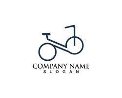 Vetor de logotipo e símbolos de bicicleta