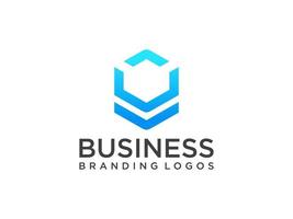 abstrato letra inicial u logotipo. fundo branco de forma geométrica azul. utilizável para logotipos de negócios e branding. elemento de modelo de design de logotipo de vetor plana.