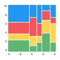 baixe este ícone plano do gráfico de dados de negócios vetor