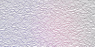 pano de fundo vector azul e vermelho escuro com linhas dobradas.