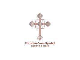 cruz símbolos cristãos catolicismo religião paz jesus vetor grátis