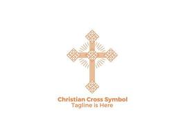 cristãos cruzam símbolos de vetor de religião jesus catolicismo vetor livre