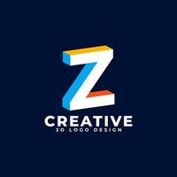 alfabeto do logotipo da letra z. utilizável para logotipos de negócios e branding. vetor