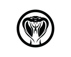 viper cobra elemento de design de logotipo. ícone de cobra de perigo. símbolo da víbora vetor