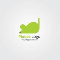 ilustração de design de vetor de logotipo de mouse