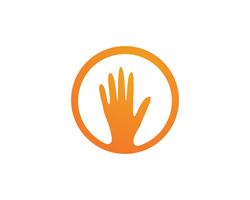 Hand Care Logo Template ícone de vetor símbolos de negócios