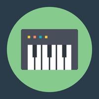conceitos de teclado de piano vetor