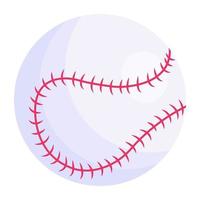 bola dura, ícone de beisebol de estilo isométrico vetor