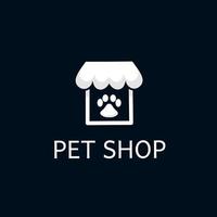 modelo de logotipo para pet shop vetor