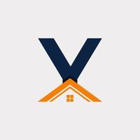 imobiliária. elemento de modelo de design de logotipo de casa letra inicial y. vetor eps10