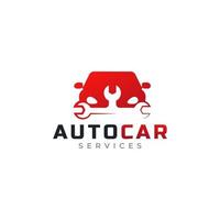 elemento de modelo de design de ícone de logotipo de serviço de carro. utilizável para logotipos comerciais e automotivos vetor