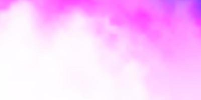 layout de vetor rosa claro com cloudscape.