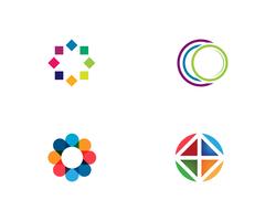 Modelos de vetor de logotipo de círculo