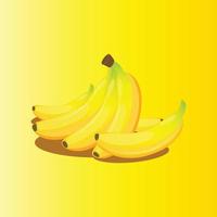 projeto de vetor livre de frutas de banana