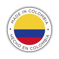 Feita no ícone de bandeira da Colômbia.