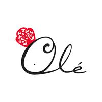 Flamenco logo Ole. Espanhol típico. vetor