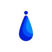 vetor de logotipo de gota de água moderna