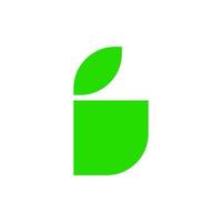 ícone eco verde, logotipo ambiental, natural, saúde, fresco. vetor