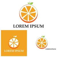 design de modelo de logotipo de ícone de ilustração vetorial laranja vetor