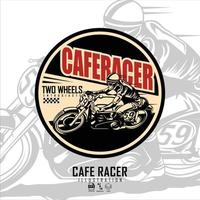 ilustração vintage caferacer 3, formato pronto eps 10.eps vetor