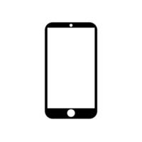 ícone de smartphone, ilustração vetorial de telefone móvel vetor