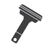 Sinal de símbolo de ícone de aparelhos de barbear vetor