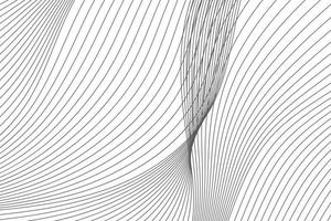 elegante moderno minimalista abstrato com linhas onduladas vetor