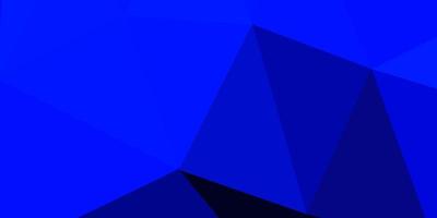 fundo azul escuro do mosaico do triângulo do vetor. vetor