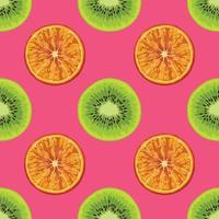 frutas coloridas desenhando design perfeito para tecido vetor