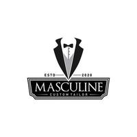 gravata borboleta terno de smoking cavalheiro moda alfaiate roupas vintage design de logotipo clássico