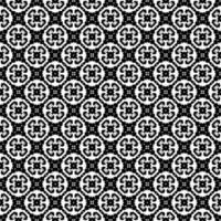 textura padrão sem costura preto e branco. design gráfico ornamental em tons de cinza. ornamentos de mosaico. modelo de padrão. ilustração vetorial. eps10. vetor