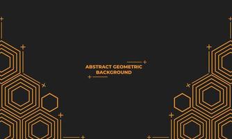 fundo geométrico hexagonal abstrato vetor