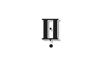 design de logotipo de ícone de letra do alfabeto q preto e branco. modelo criativo para negócios ou empresa vetor