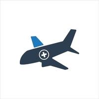 ícone de ambulância aérea vetor