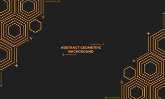 fundo geométrico hexagonal abstrato vetor