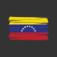 escova de bandeira da venezuela vetor