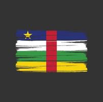 pincel de bandeira da africa central vetor