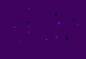 pano de fundo vector roxo claro com pontos.