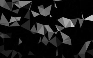prata clara, capa de mosaico de triângulo de vetor cinza.