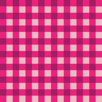Padrão de tecido xadrez rosa e rosa escuro vetor