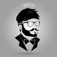 Estilo de cabelo Hipster 04 vetor